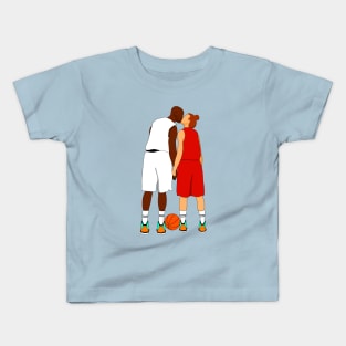 Basketball couple Kids T-Shirt